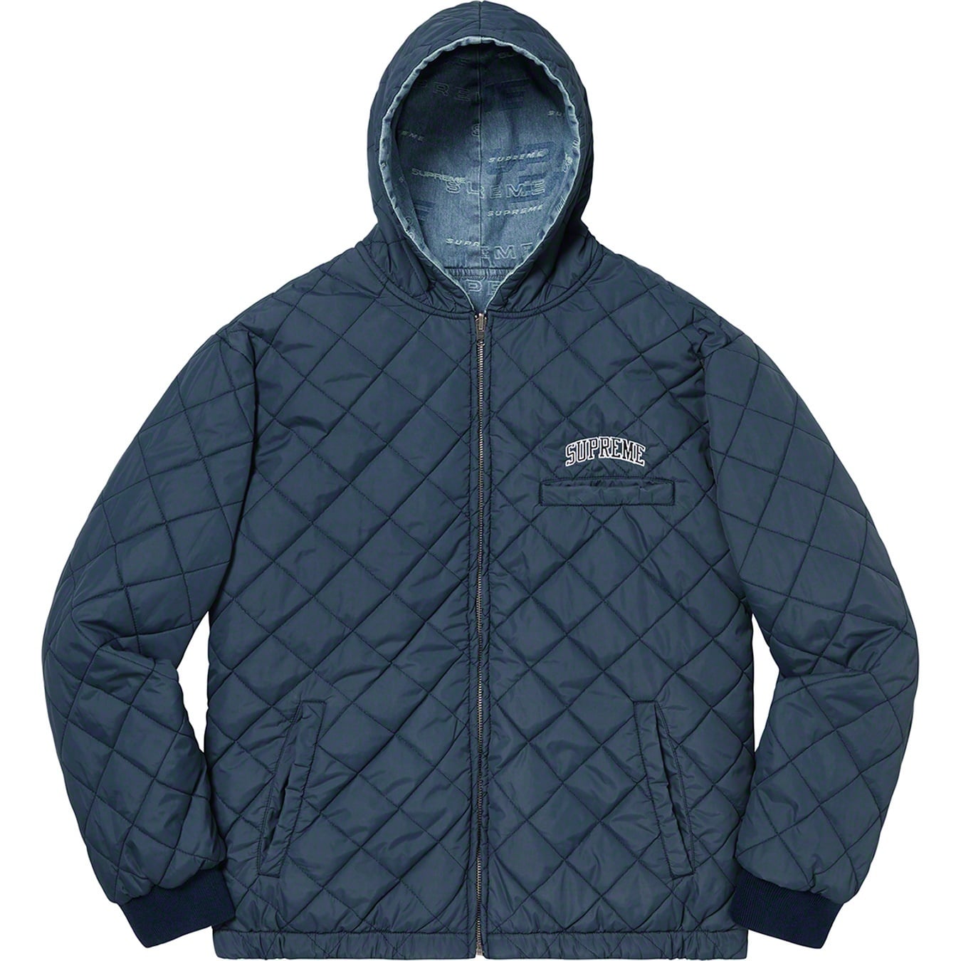 Reversible Dimensions Logo Denim Work Jacket view 5